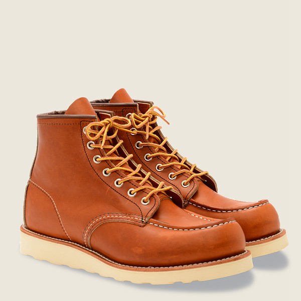 Red Wing Heritage Boots Classic Moc – 6-Inch Legacy Læder - Brune - Herre 8530-FZVCM